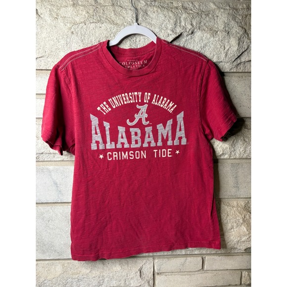 Colosseum Athletics Other - Colosseum Athletics Alabama Crimson Tide T-Shirt Mens Medium Red Slub Knit‎ Tee